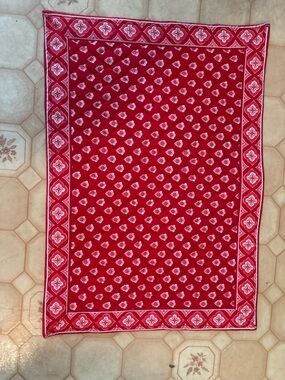 Vera Bradley Red Patterned Quilted Accessory